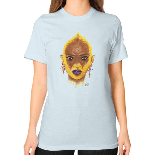 Unisex T-Shirt (on woman) Light blue - dipi