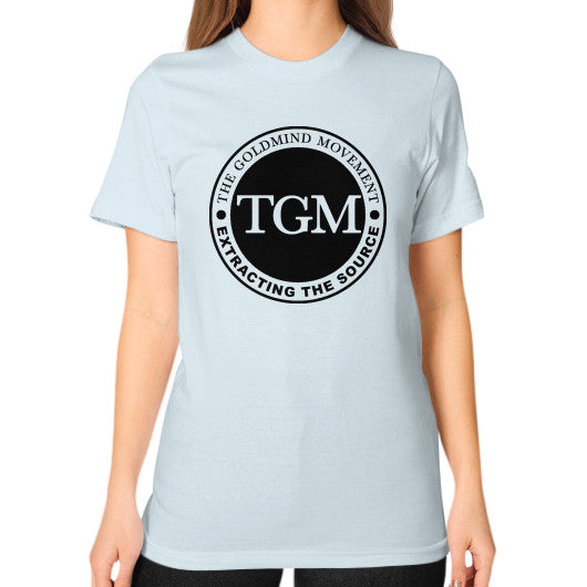 Unisex T-Shirt (on woman) Light blue dipi