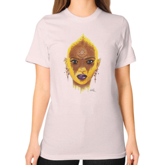 Unisex T-Shirt (on woman) Light pink - dipi