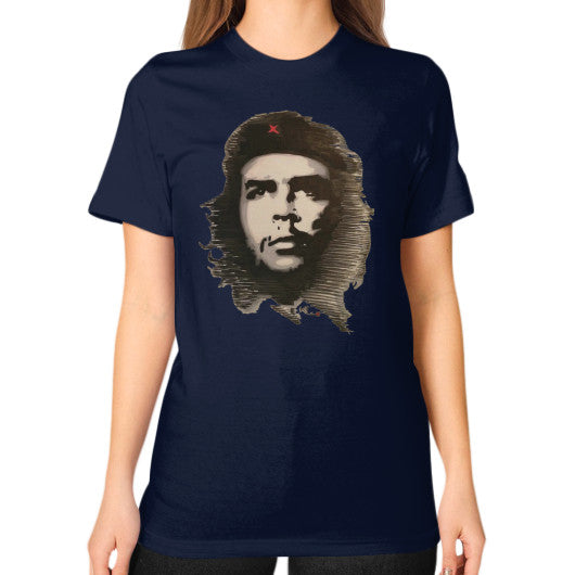 Unisex T-Shirt (on woman) Navy - dipi