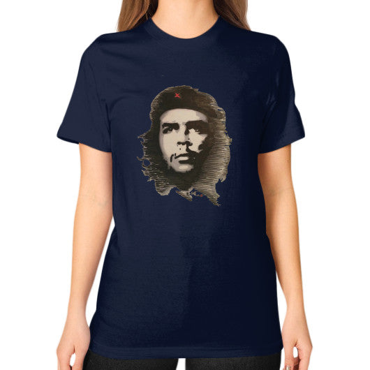 Unisex T-Shirt (on woman) Navy - dipi