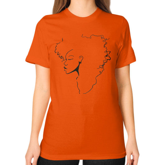 Unisex T-Shirt (on woman) Orange - dipi