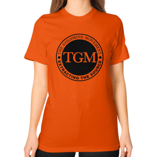 Unisex T-Shirt (on woman) Orange dipi