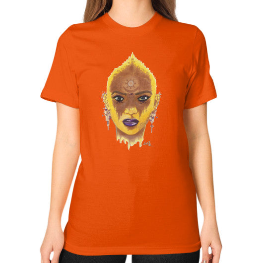 Unisex T-Shirt (on woman) Orange - dipi