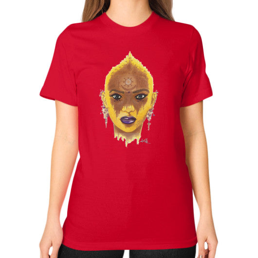 Unisex T-Shirt (on woman) Red - dipi