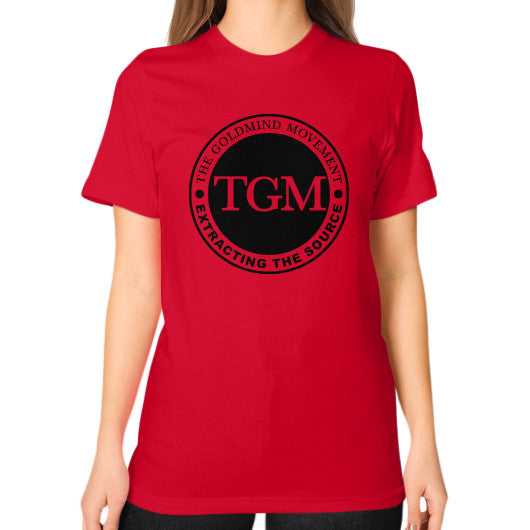 Unisex T-Shirt (on woman) Red dipi