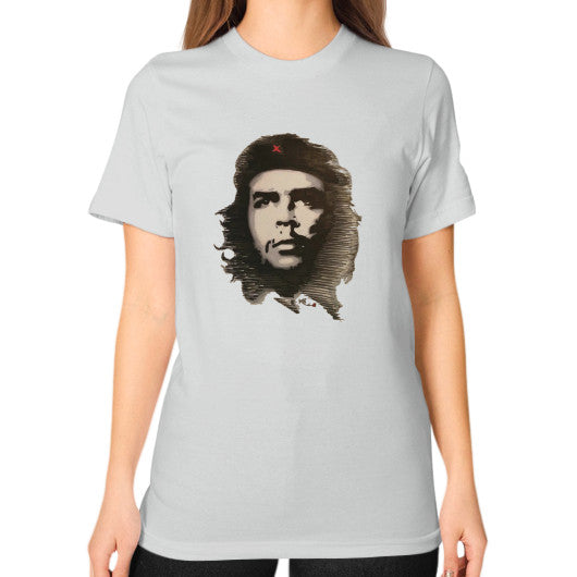 Unisex T-Shirt (on woman) Silver - dipi