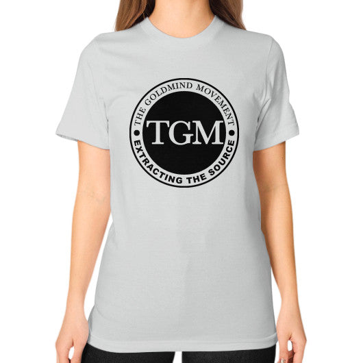Unisex T-Shirt (on woman) Silver dipi