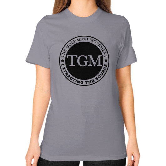 Unisex T-Shirt (on woman) Slate dipi