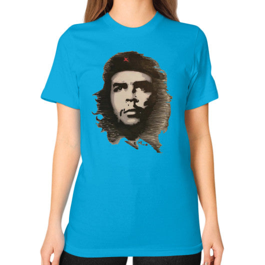 Unisex T-Shirt (on woman) Teal - dipi