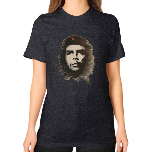 Unisex T-Shirt (on woman) Tri-Blend Black - dipi