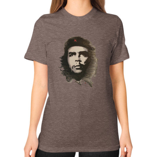 Unisex T-Shirt (on woman) Tri-Blend Coffee - dipi