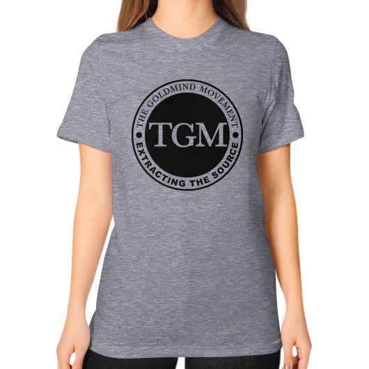 Unisex T-Shirt (on woman) Tri-Blend Grey dipi