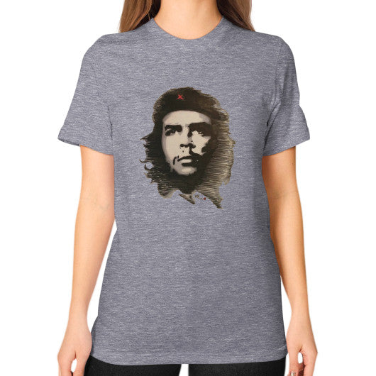 Unisex T-Shirt (on woman) Tri-Blend Grey - dipi