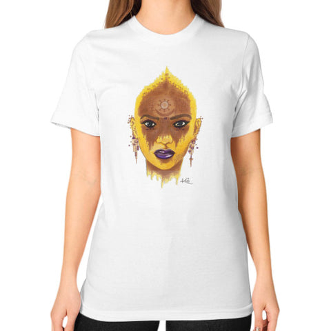 Unisex T-Shirt (on woman) White - dipi