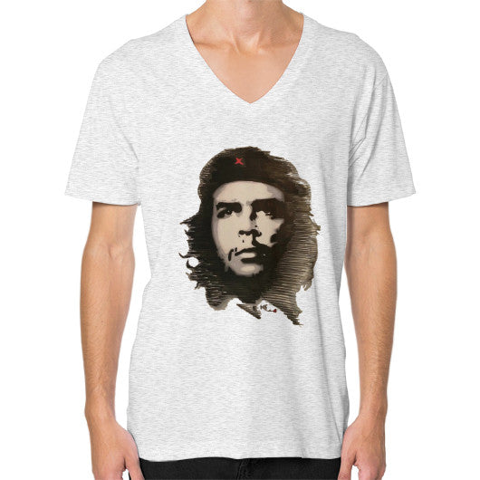 V-Neck (on man) Ash grey - dipi