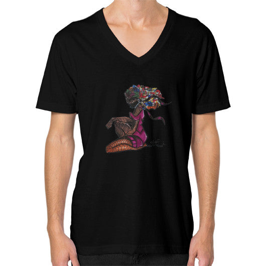 V-Neck (on man) Black - dipi