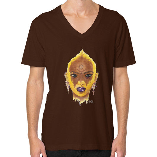V-Neck (on man) Brown - dipi