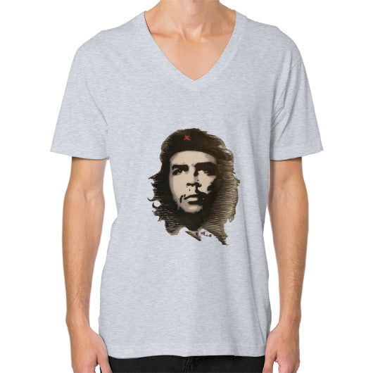 V-Neck (on man) Heather grey - dipi