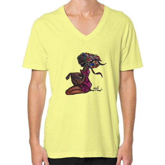 V-Neck (on man) Lemon - dipi