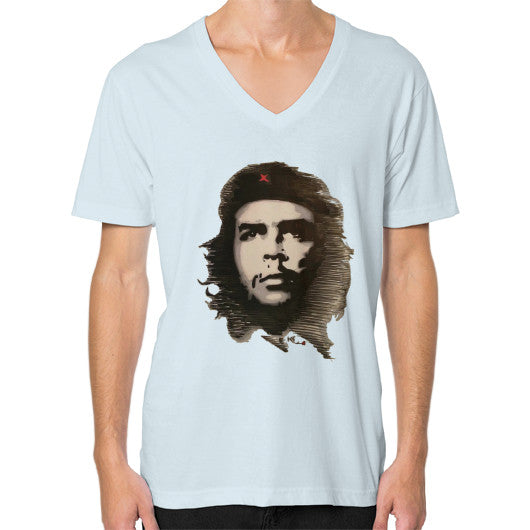 V-Neck (on man) Light blue - dipi