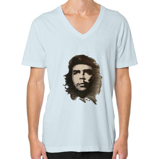 V-Neck (on man) Light blue - dipi