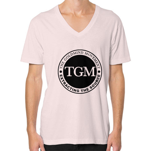 V-Neck (on man) Light pink dipi