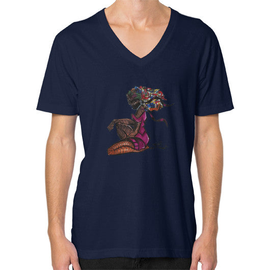 V-Neck (on man) Navy - dipi