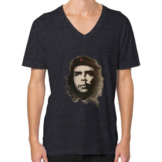 V-Neck (on man) Tri-Blend Black - dipi