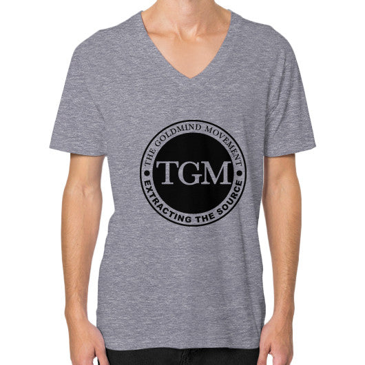 V-Neck (on man) Tri-Blend Grey dipi