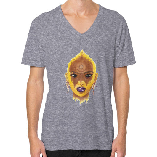 V-Neck (on man) Tri-Blend Grey - dipi