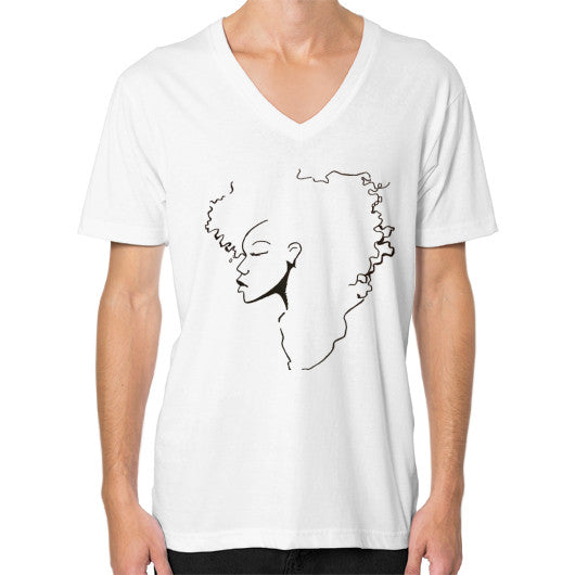 V-Neck (on man) White - dipi