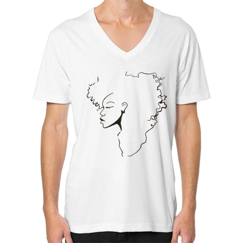 V-Neck (on man) White - dipi