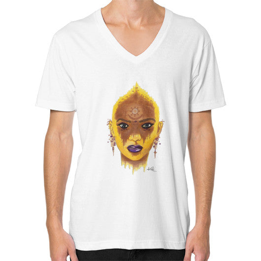 V-Neck (on man) White - dipi
