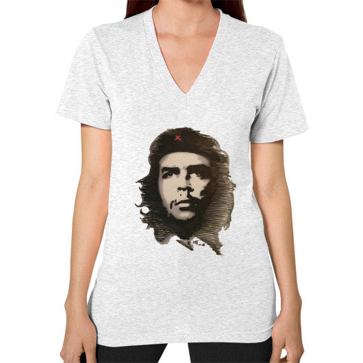 V-Neck (on woman) Ash grey - dipi