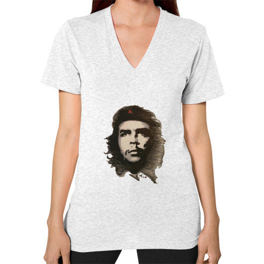 V-Neck (on woman) Ash grey - dipi