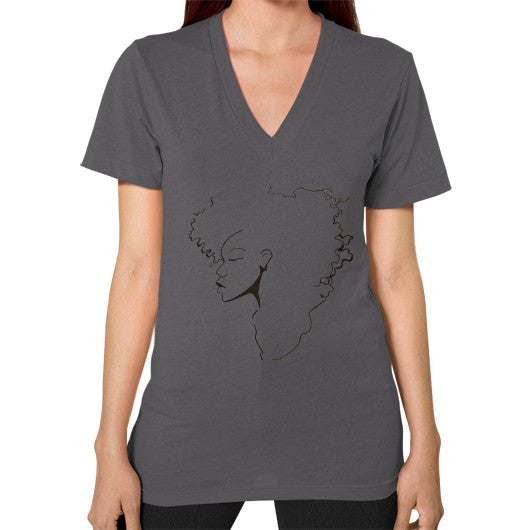 V-Neck (on woman) Asphalt - dipi