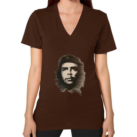 V-Neck (on woman) Brown - dipi