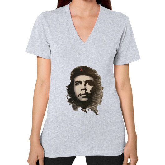 V-Neck (on woman) Heather grey - dipi