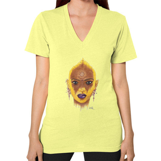 V-Neck (on woman) Lemon - dipi