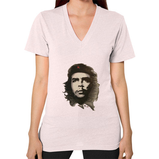 V-Neck (on woman) Light pink - dipi