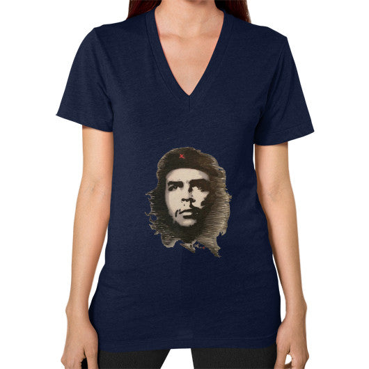V-Neck (on woman) Navy - dipi