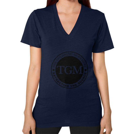 V-Neck (on woman) Navy dipi