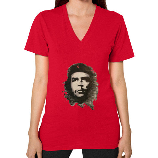 V-Neck (on woman) Red - dipi