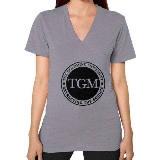 V-Neck (on woman) Slate dipi