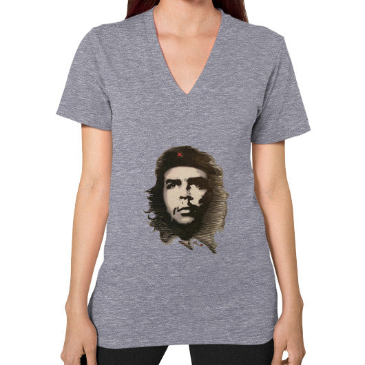 V-Neck (on woman) Tri-Blend Grey - dipi