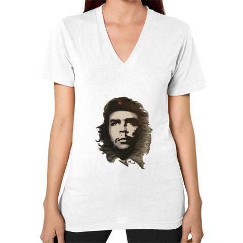 V-Neck (on woman) White - dipi