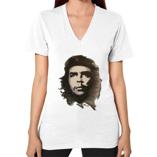 V-Neck (on woman) White - dipi