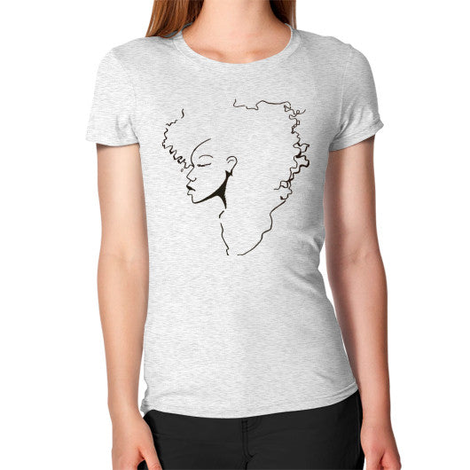 Women's T-Shirt Ash grey - dipi