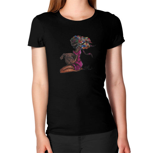 Women's T-Shirt Black - dipi